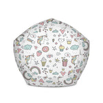 All-Over Print Bean Bag Chair w/ filling