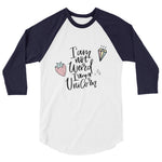 3/4 sleeve raglan shirt