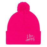 Pom Pom Knit Cap
