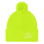 Pom Pom Knit Cap