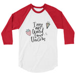 3/4 sleeve raglan shirt