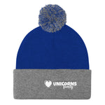 Pom Pom Knit Cap