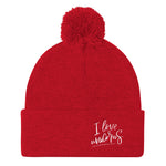 Pom Pom Knit Cap