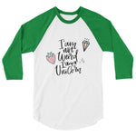 3/4 sleeve raglan shirt