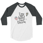 3/4 sleeve raglan shirt